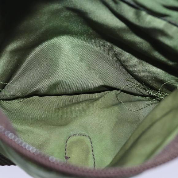 PRADA Shoulder Bag Nylon Khaki Auth bs16163 - Picture 10 of 16